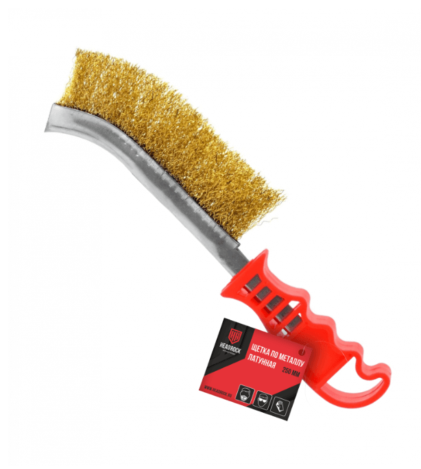 Кордщетка ручная,пластмассовая ручка, 250мм, HeadRock