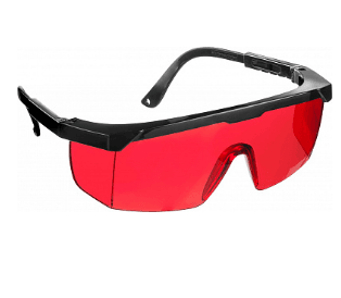 Очки защитные КРАСНЫЕ моностекло с защитой STAYER OPTIMA