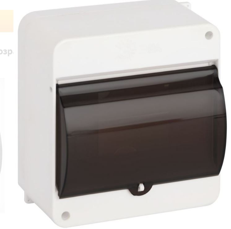 Корпус ЭРА КМПН 1/6 с прозрачной крышкой IP30 / шт