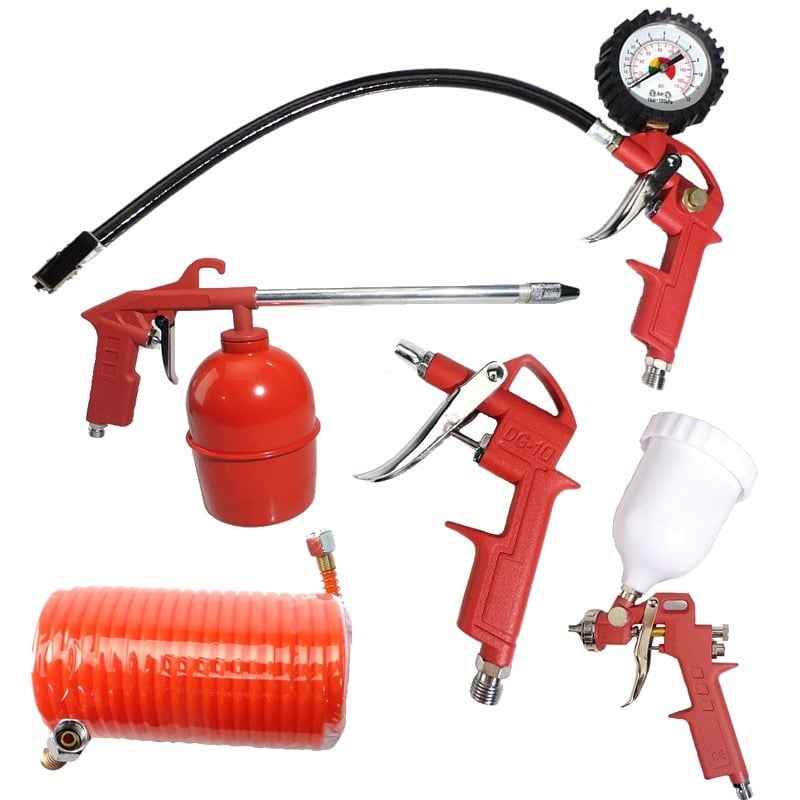 Набор пневмоинструмента РIT PTS10-D5 предметов, 6971810441533