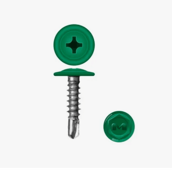 Саморез ПШ со сверлом 4.2*19 мм (6029) Зеленая мята (шт)