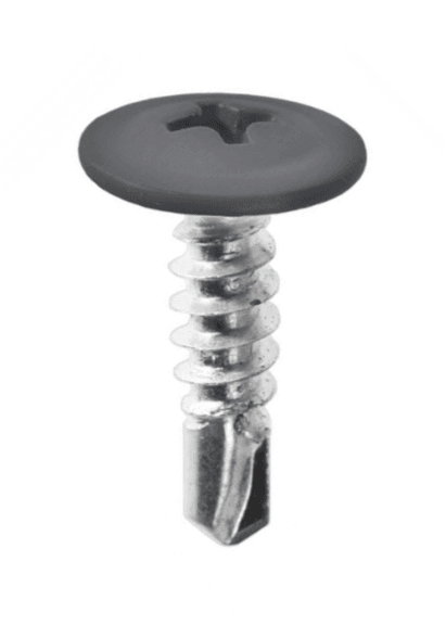 Саморез ПШ со сверлом 4.2*41 мм (7024) Серый графит (шт)