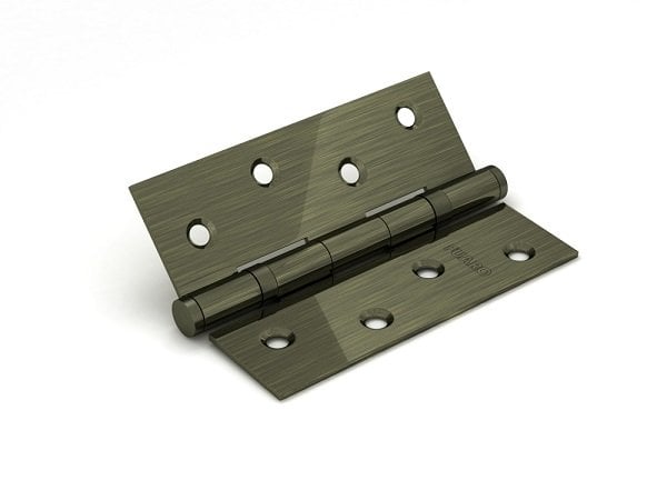 Петля дверная СТАНДАРТ б/врезки 100*75*2,5мм 2ВВ АВ ст бронза (шт)