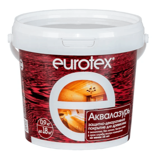 Eurotex деревозащитное средство Бесцветный 0,9 кг./6