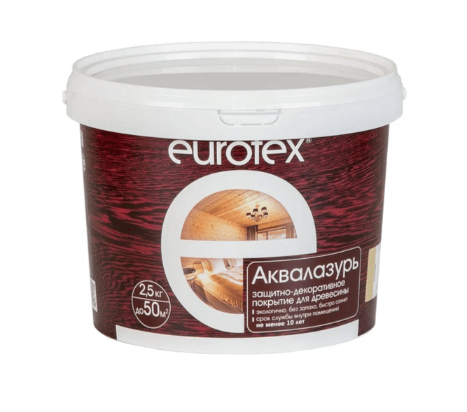Eurotex деревозащитное средство Бесцветный  2,5 кг./4
