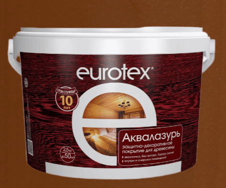 Eurotex деревозащитное средство Канадский орех  2,5 кг./4