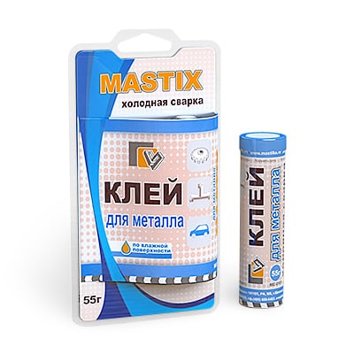 Mastix холодная сварка "Клей для Металла" туба 55 г./48