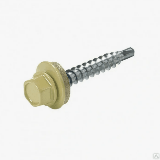 Саморез кровельный Daxmer мет/мет 4,8*35 RAL 1014 слоновая кость (шт)