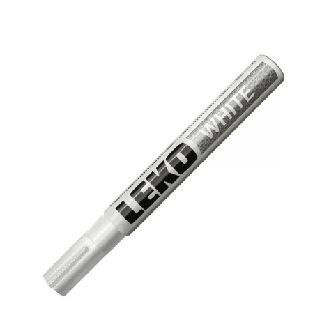 Маркер-краска с нитроэмалью, белый 4 мм Lekon 011904 (шт)