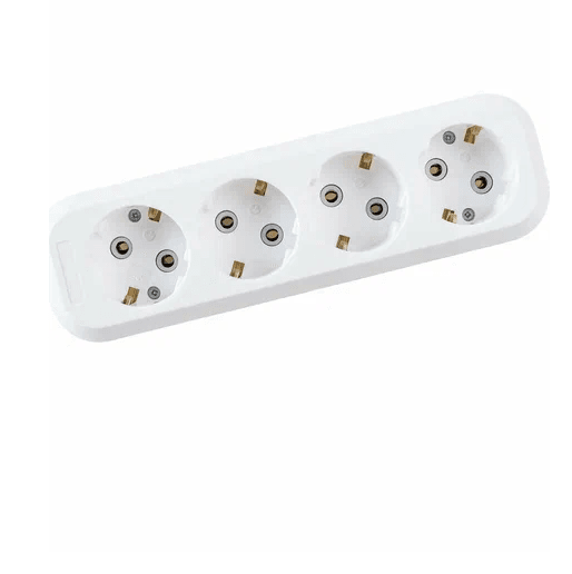 Колодка "IONICH" 4гн. с/з (шт)