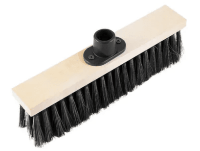 (60-0-031)Щетка тротуарная деревян 275х45мм, 5 рядная, пластик. тулейка с резьбой, без чер, (шт.)