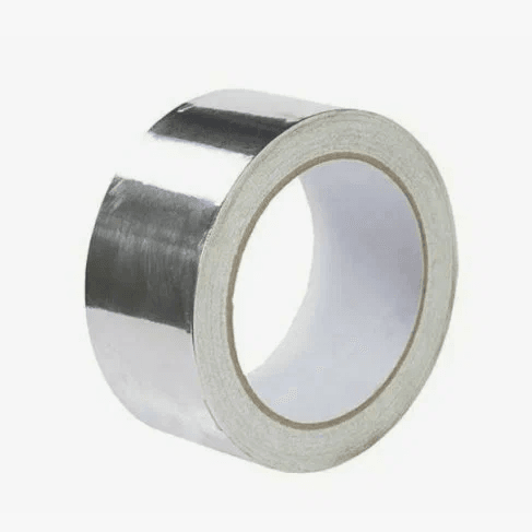 Лента клейкая алюминиевая, клей - акрил, основа - алюминиевая фольга, 48ммх10м, (шт.)