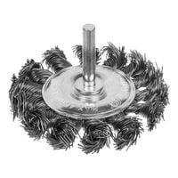 Щетка-крацовка дисковая, со шпильк.,витая стальн., проволока d= 75мм, (шт.)