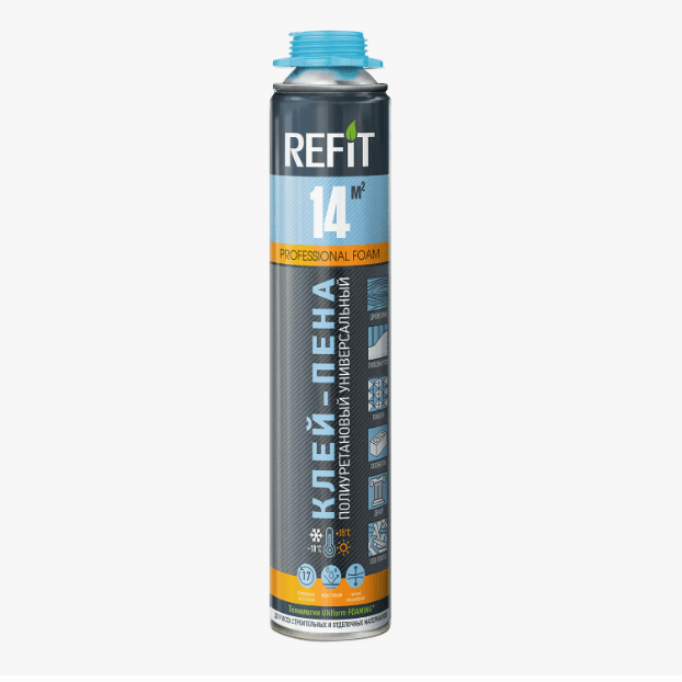 REFIT Клей-пена 14 проф. универсальная всесезонная 780 /1000 ml