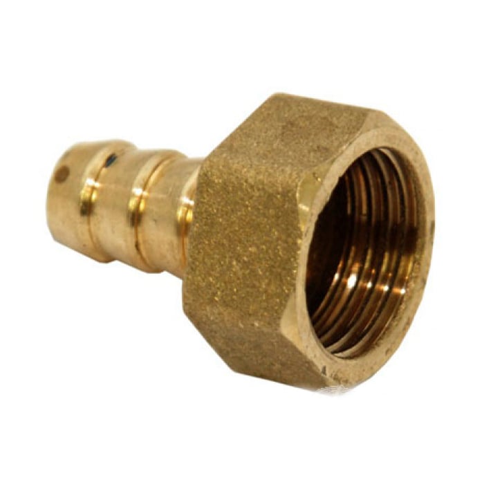 Штуцер резьба/шланг ВР 1/2*10 латунь LEXLINE 513300 (шт)