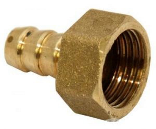 Штуцер резьба/шланг ВР 1/2*16 латунь LEXLINE 512241 (шт)