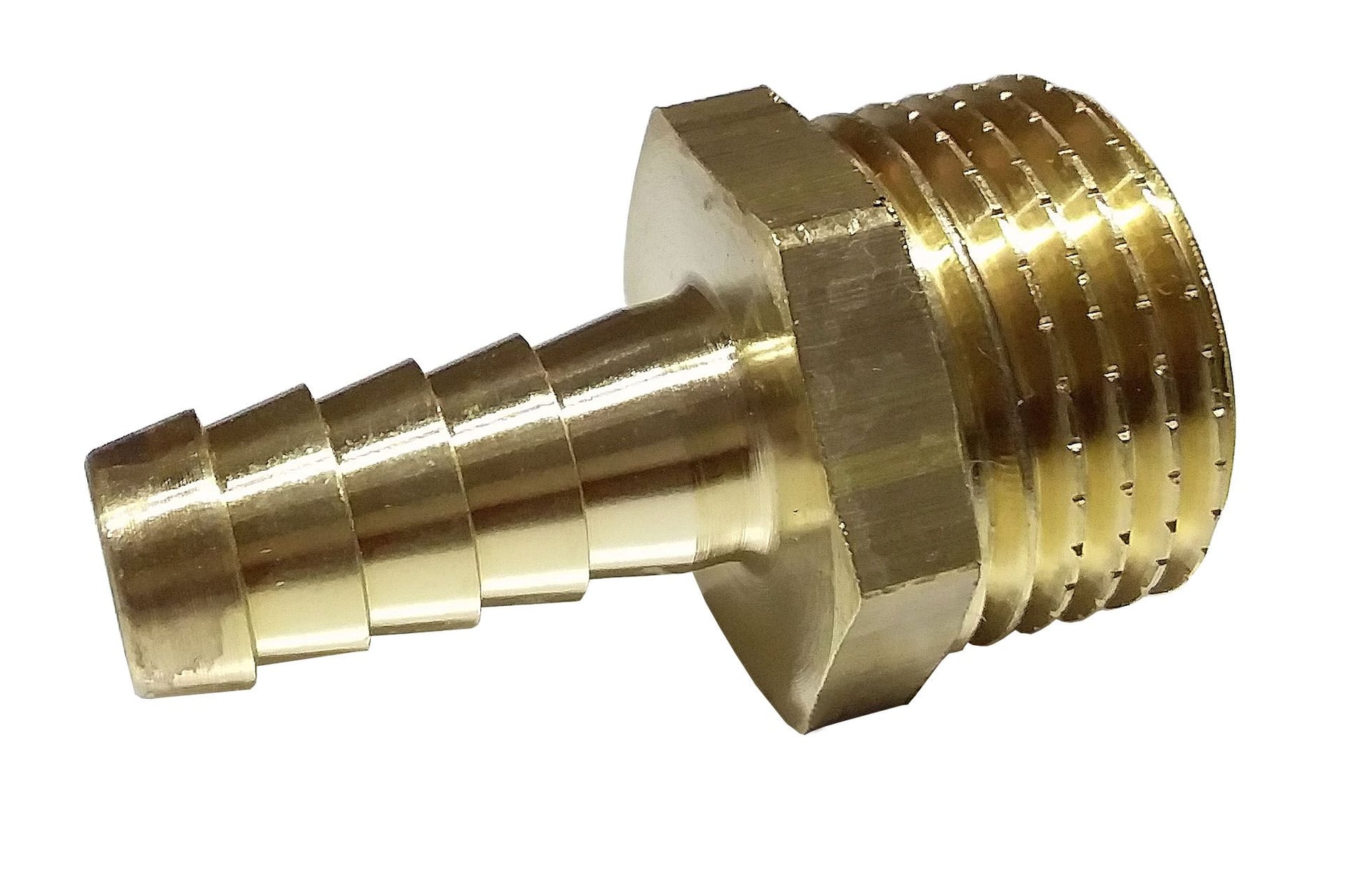 Штуцер резьба/шланг НР 1/2*12 LEXLINE латунь12 (шт)