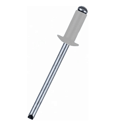 Заклепка вытяж.комбинир/кр 4х10  Сигнально серый RAL7004 (шт)