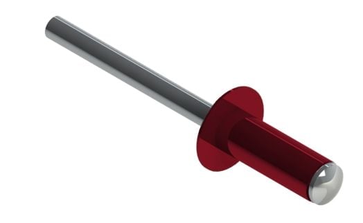 Заклепка вытяж.комбинир/кр 3,2х8  Красный RAL3005 (шт)