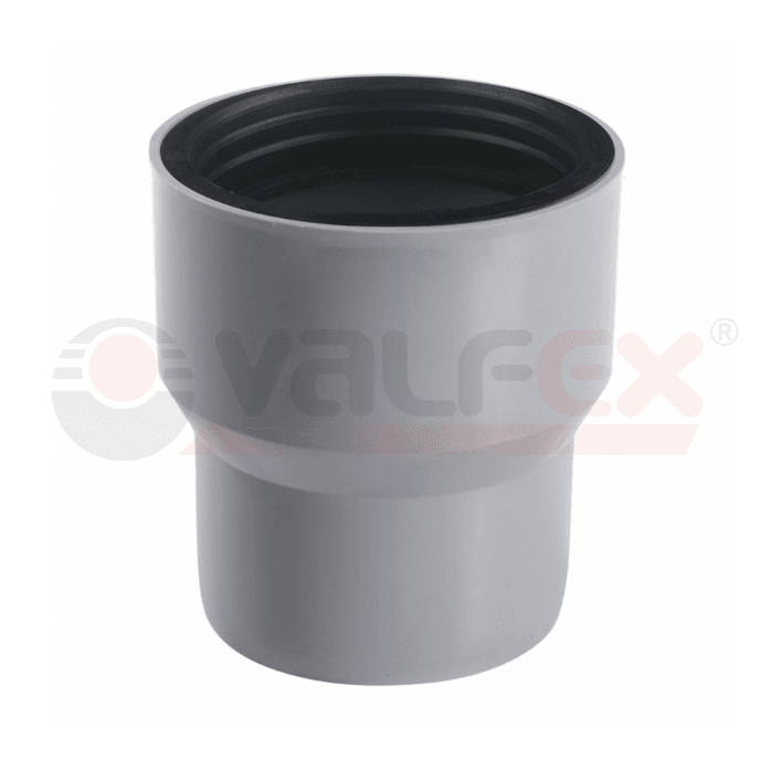 Переход канализац. с чугуна на пластик 110*124 с манжетой ПП Valfex (1/60) (шт)