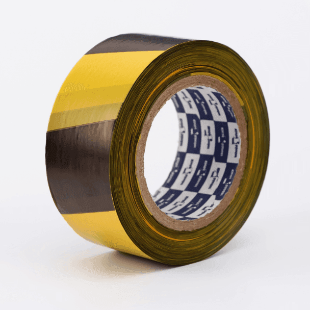 Лента для ограждений неклейкая, 50мм, черно-желтая, без и/у, Klebebander (шт)