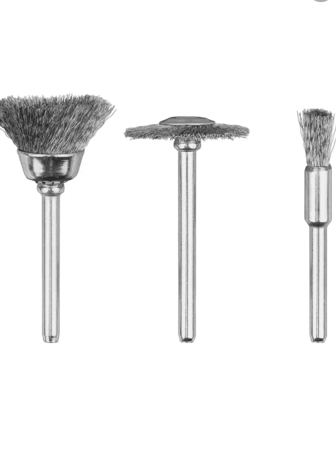 Корщетки из нержавеющей стали, набор 3 шт(уп)