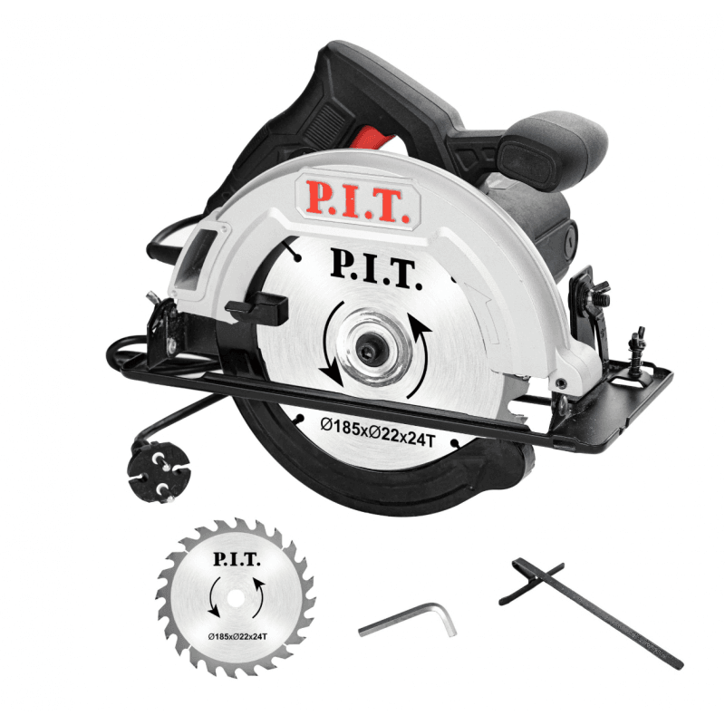 Пила циркулярная PKS185-C4(1200Вт, 5500 об/мин, диск 185 мм, глубина пропила 47/61мм)(шт)