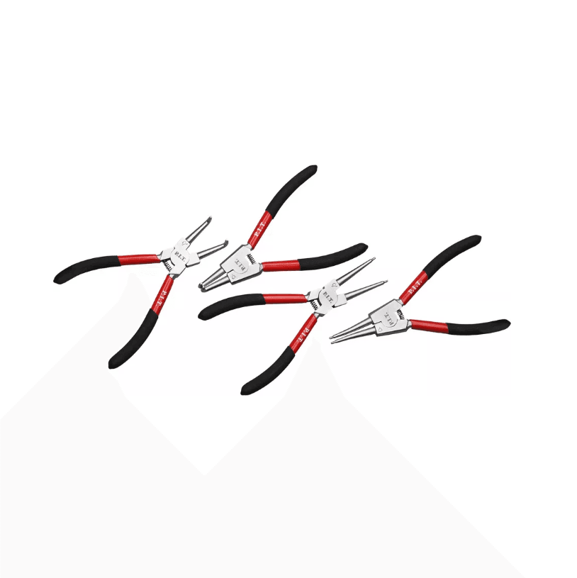 Набор съёмников стопорных колец P.I.T. ADVANCE HSET01-0004 (180 мм, 4 шт., разжимная пружина)(шт)