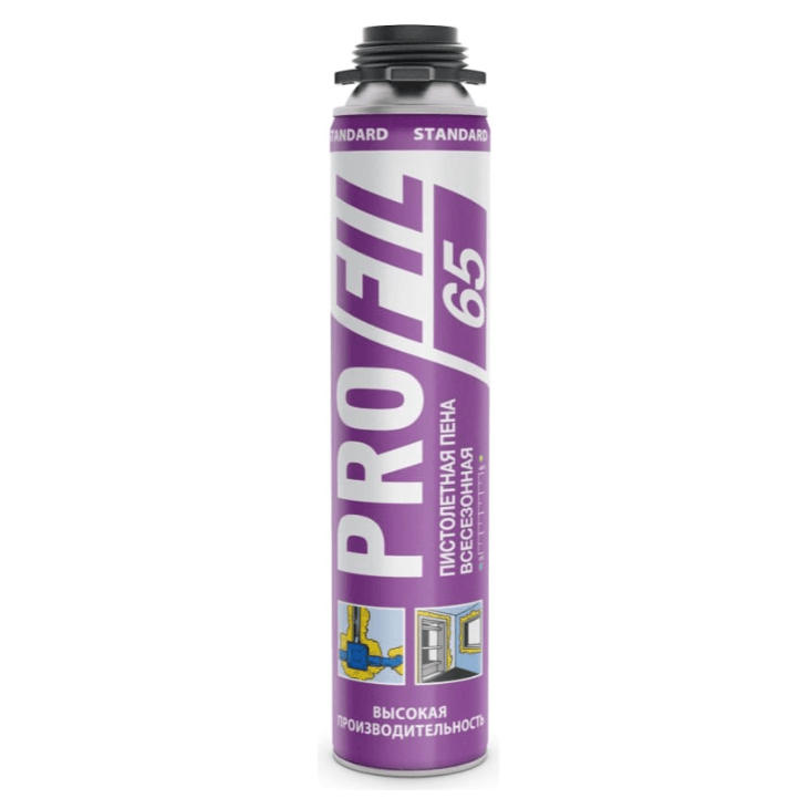 PROFIL 65 пена монтажная профессиональная всесезонная 720 мл