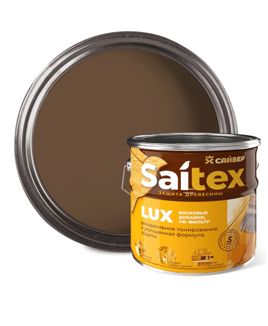 Saitex LUX деревозащитный состав Дуб 3 л. /14 (шт)