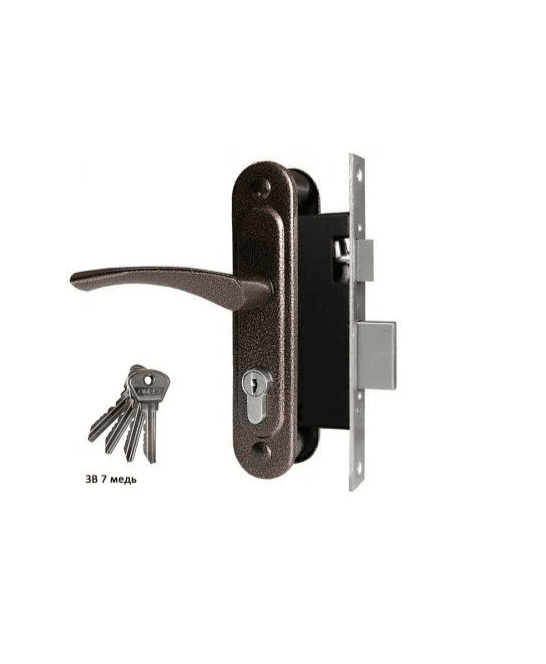 Замок врезной Гарант-ЗВ 7 медь (шт)